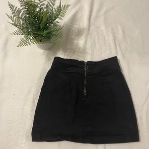 Forever 21 zip up skirt